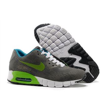Nike Air Max 90 Unisex Gray Green Running Shoes Factory